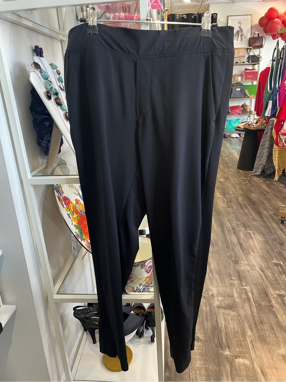 Black Stretch athleisure Pants